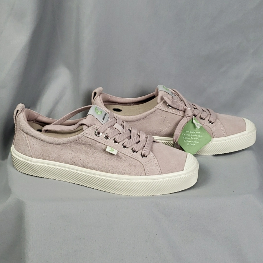 NWT The OCA Womens 10 Mens 8.5 Rose Suede Low Sneaker